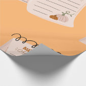 Liste Herbstcheckliste Geschenkpapier