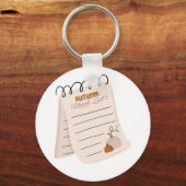 Liste Herbstcheckliste Schlüsselanhänger (Vorderseite)