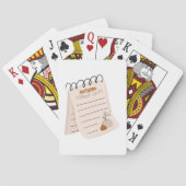 Liste Herbstcheckliste Spielkarten (Rückseite)