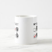 Liste meiner Schaufeln Kaffeetasse (Mittel)