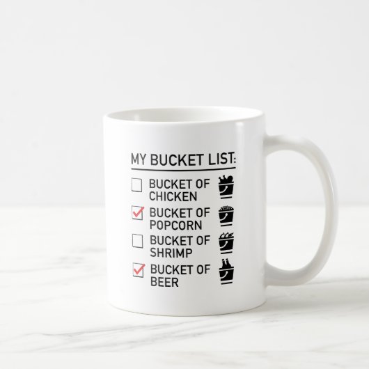 Liste meiner Schaufeln Kaffeetasse (Rechts)