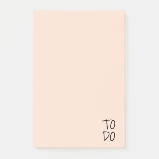 Liste Minimalistisch ausführen Post-it Klebezettel (Vorderseite)