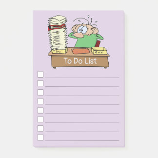 Liste mit Checkboxen im Fehlerfall Post-it Klebezettel