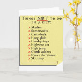 Liste nicht tun karte (Gelbe Blume)