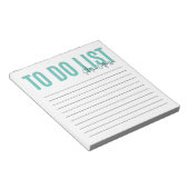 Liste personalisiert ausführen | AQUAMARIN Notizblock (angewinkelt)