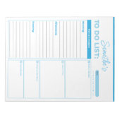 Liste personalisiert ausführen - Notepad Notizblock (Vorderseite)