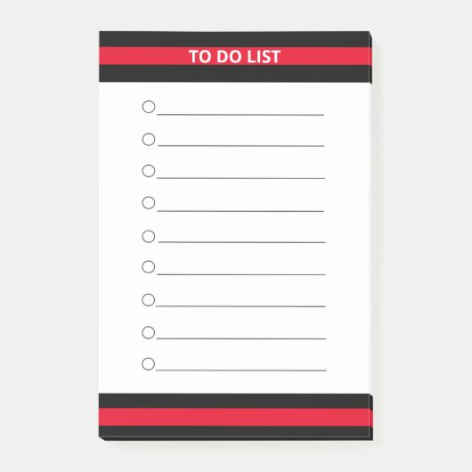 Liste personalisiert ausführen post-it klebezettel (Vorderseite)