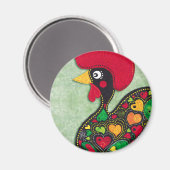 Liste Portugals Magnet (Vorderseite/Rückseite)