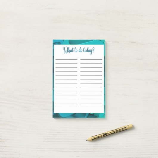 LISTE: POST-IT KLEBEZETTEL (Auf Schreibtisch)