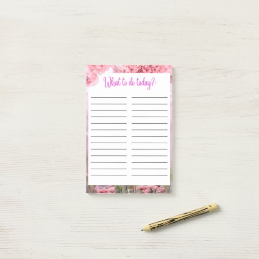 LISTE: POST-IT KLEBEZETTEL (Auf Schreibtisch)