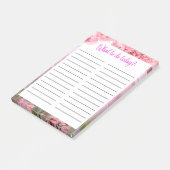 LISTE: POST-IT KLEBEZETTEL (angewinkelt)