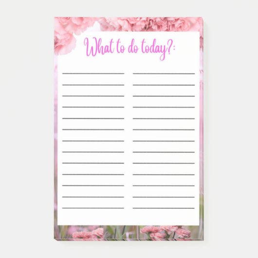 LISTE: POST-IT KLEBEZETTEL (Vorderseite)