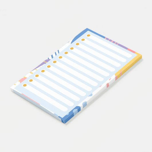 Liste Post-it Klebezettel (angewinkelt)