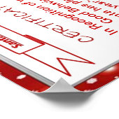 Liste Santa Nice Poster (Ecke)