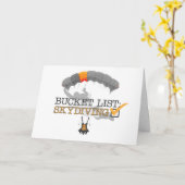 Liste: Skydiving (Anpassbar) Karte (Gelbe Blume)