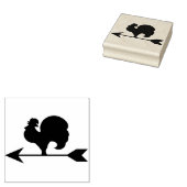 Liste und Pfeil Gummistempel (Stempel)