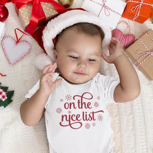 Liste von Nizza | WeihnachtsjungBaby Baby Strampler