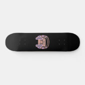 Listen and chill Neon Skateboard (Horizontal)