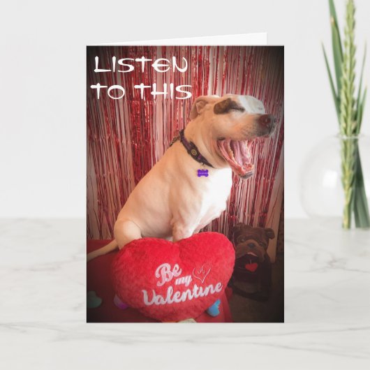 **LISTEN SIE DIESEN*** LET'S CELEBRATE VALENTINE KARTE (Vorderseite)