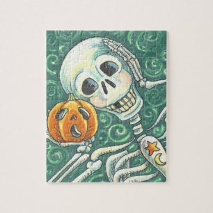 LISTEN SIE IHREN PUMPKIN, HALLOWEEN SKELLY PUZZLE