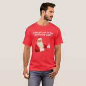Listen-WeihnachtsShirt der Sankt der Männer T-Shirt (Vorne ganz)