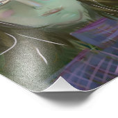 Listening ~ Modern Feminine Portrait Fotodruck (Ecke)