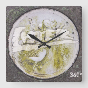 Lister Quadratische Wanduhr