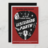 Listing Party Concert Flyer Einladung (Vorne/Hinten)