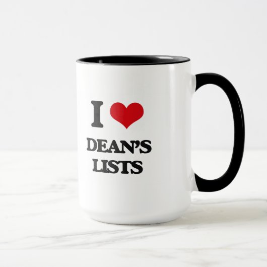 Lists Liebe I Dekans Tasse (Rechts)