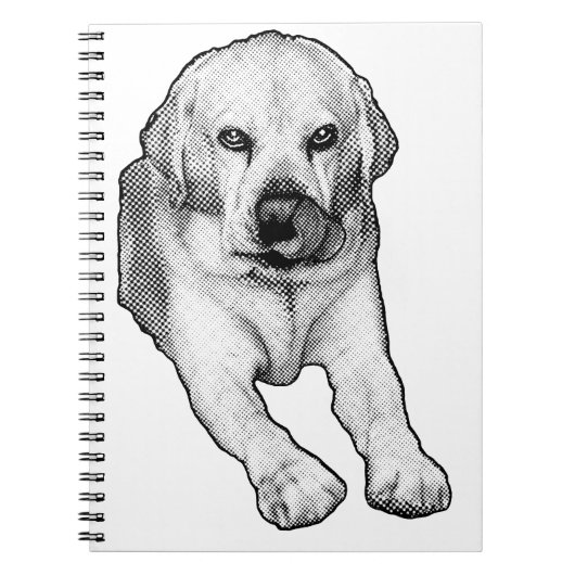 Lists with a Lab wink Notizblock (Vorderseite)