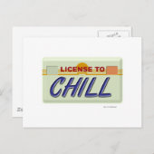 Liszence bis Chill Postkarte (Vorne/Hinten)