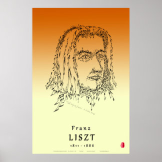 Liszt : Das Gesicht der Musik Poster