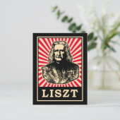Liszt Postkarte (Stehend Vorderseite)