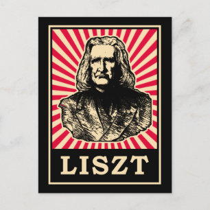 Liszt Postkarte