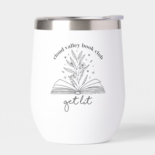 Lit Blooming Floral Book Personalisiert (Links)