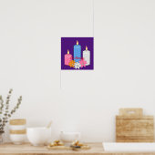 Lit Candle Blume Thunder_Cove Poster (Küche)