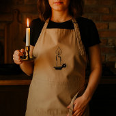 Lit Candle Schürze