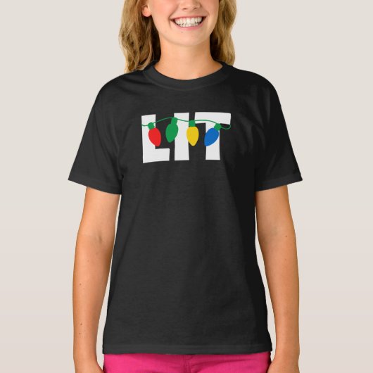 Lit Christmas T - Shirt (Vorderseite)