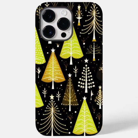 Lit Christmas Tree Pattern Case-Mate iPhone Hülle (Rückseite)