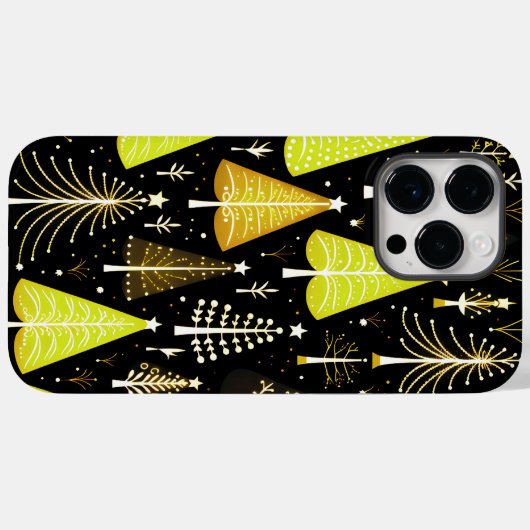 Lit Christmas Tree Pattern Case-Mate iPhone Hülle (Rückseite (Horizontal))