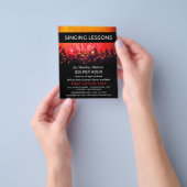 Lit Concert Crowd, Vocalist Lessings Werbung Flyer (Gruppe)
