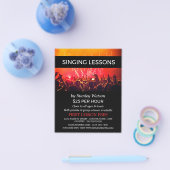 Lit Concert Crowd, Vocalist Lessings Werbung Flyer (Einzeln)