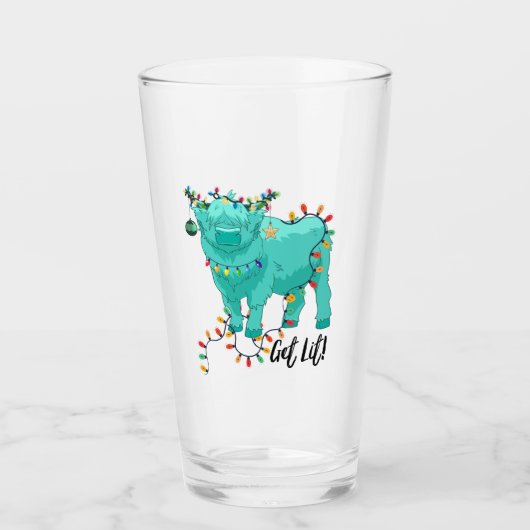Lit Coo Pint Glass Glas (Vorderseite)