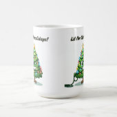 "Lit for Holidays" Tasse - Weihnachts-Pun-Geschenk (Mittel)