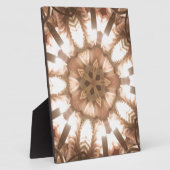 Lit Frohe Weihnachtsbaum Lights Kaleidoskop Kunst Fotoplatte (Seite)