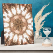 Lit Frohe Weihnachtsbaum Lights Kaleidoskop Kunst Fotoplatte (Seite)