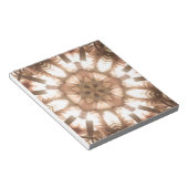 Lit Frohe Weihnachtsbaum Lights Kaleidoskop Kunst Notizblock (angewinkelt)