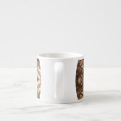 Lit Frohe Weihnachtsbaumleuchten Espresso Tasse (Rückseite)