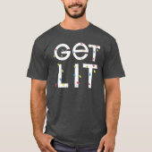 Lit Funny Christmas T - Shirt (Vorderseite)