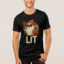 Lit Halloween Ghost T - Shirt